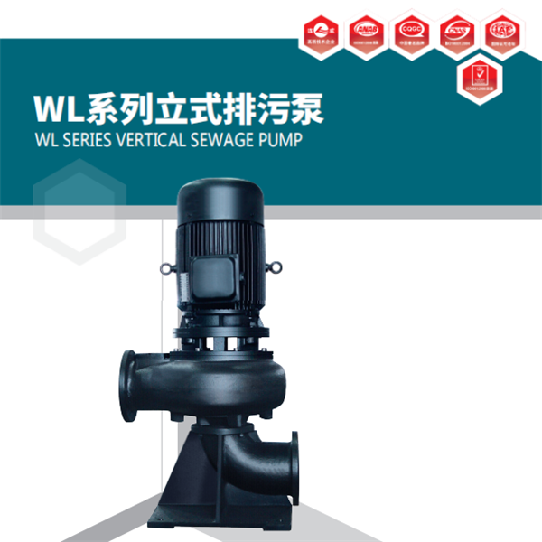 WL系列無(wú)堵塞立式排污泵